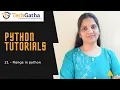 Python 21 - Range function in python
