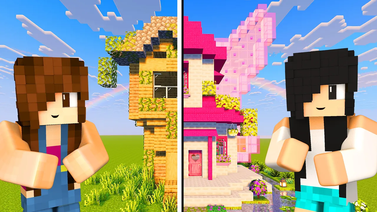 TRANSFORMEI A CASA DE FADA ABANDONADA! (Desafios Minegirl)