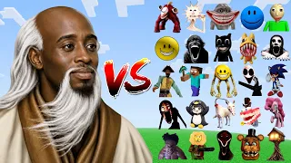 La Peace (Kai Cenat) vs All Bosses Minecraft Battle