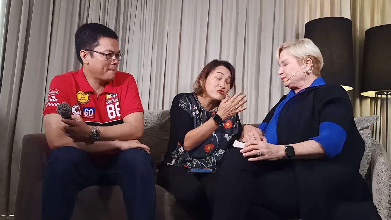 Heidi Baker with Ruth Keijdener and Hiram Pangilinan