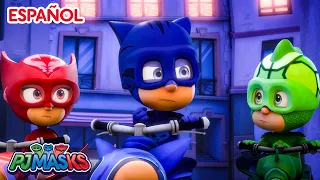 Persecución En Moto 🦎😼🦉 Heroes en Pijamas episodios completos 💫 #pjmasksespañol