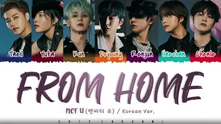 nct u from home korean version lyrics color coded han rom eng 