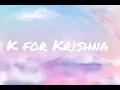 k for Krishna/guruvayur ambalanadayil/MM creations