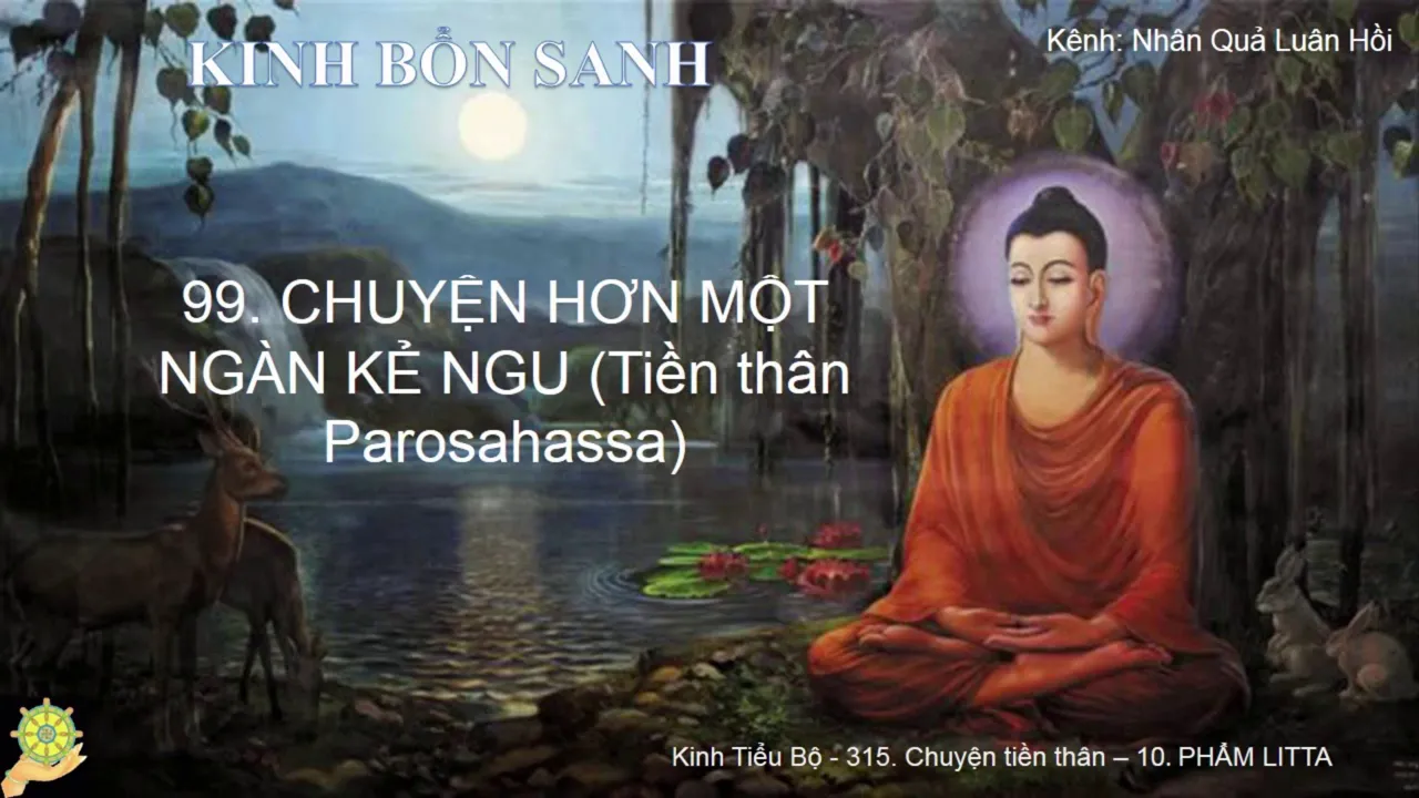 99 Truyện HƠN MỘT NGÀN KẺ NGU Tiền thân Parosahassa K.Bổn Sanh, Bổn Sự 