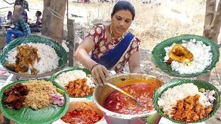 cheapest roadside unlimited meals indian street food meals vegmeals nonvegmeals