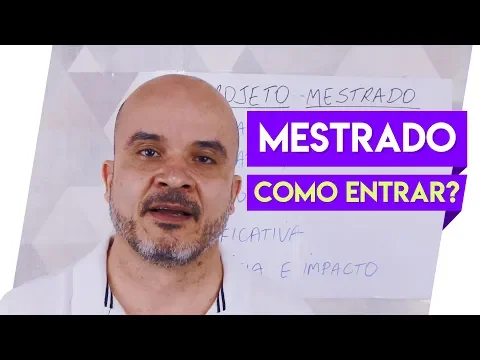 Download MP3 Pré-projeto para o Mestrado – COMO ENTRAR NO MESTRADO