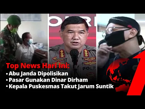 TOP NEWS ONE! 1. Abu Janda Cuma Diperiksa Polisi, Tak Ditahan 2. Dibui Karena Transaksi Dinar Dirham