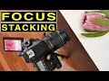 How to FOCUS STACK for amazingly sharp landscape macro or product photos