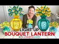 DIY Light-Up Paper Flower Lantern Cricut Tutorial Free SVGs for Mother s Day Home Decor