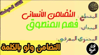 دروس الثالثةالمتوس طة فهم المنطوق التضامن ولو بالكلمة محمد أبوشاكر لعبودي 