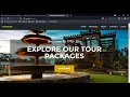 Simple Tourism Website using PHP DEMO