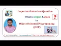 Classes Objects in OOP Objects Classes in Java Object Oriented Programming in Java