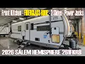 2026 Salem Hemisphere 261FKRB Front Kitchen Travel Trailer by Forestriver RVs Couchs RV Nation