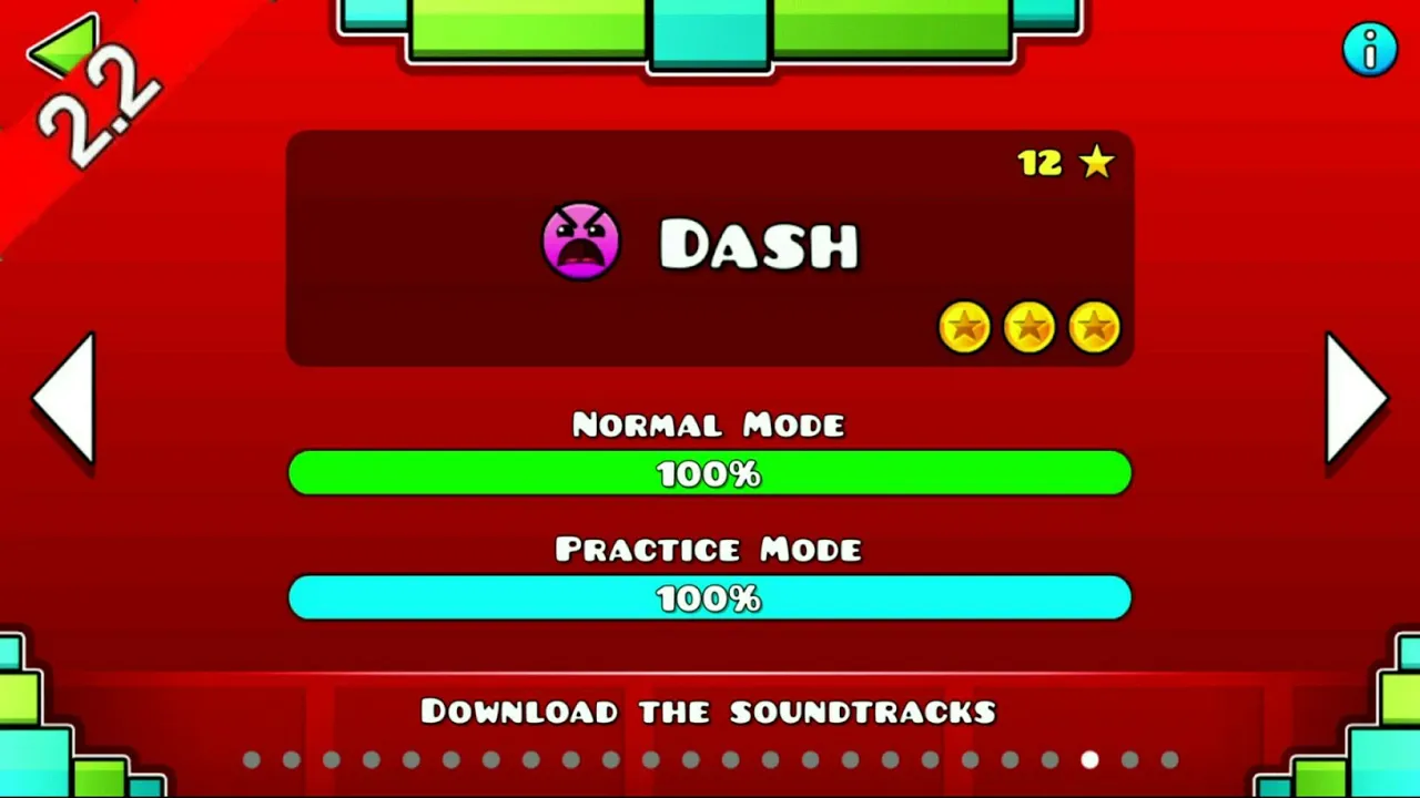 ALL 2.2 FULL LEVEL | Geometry Dash 2.2