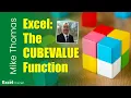 Excel - How to Extract Data from the Data Model and Display it in a Cell CUBEVALUE Function