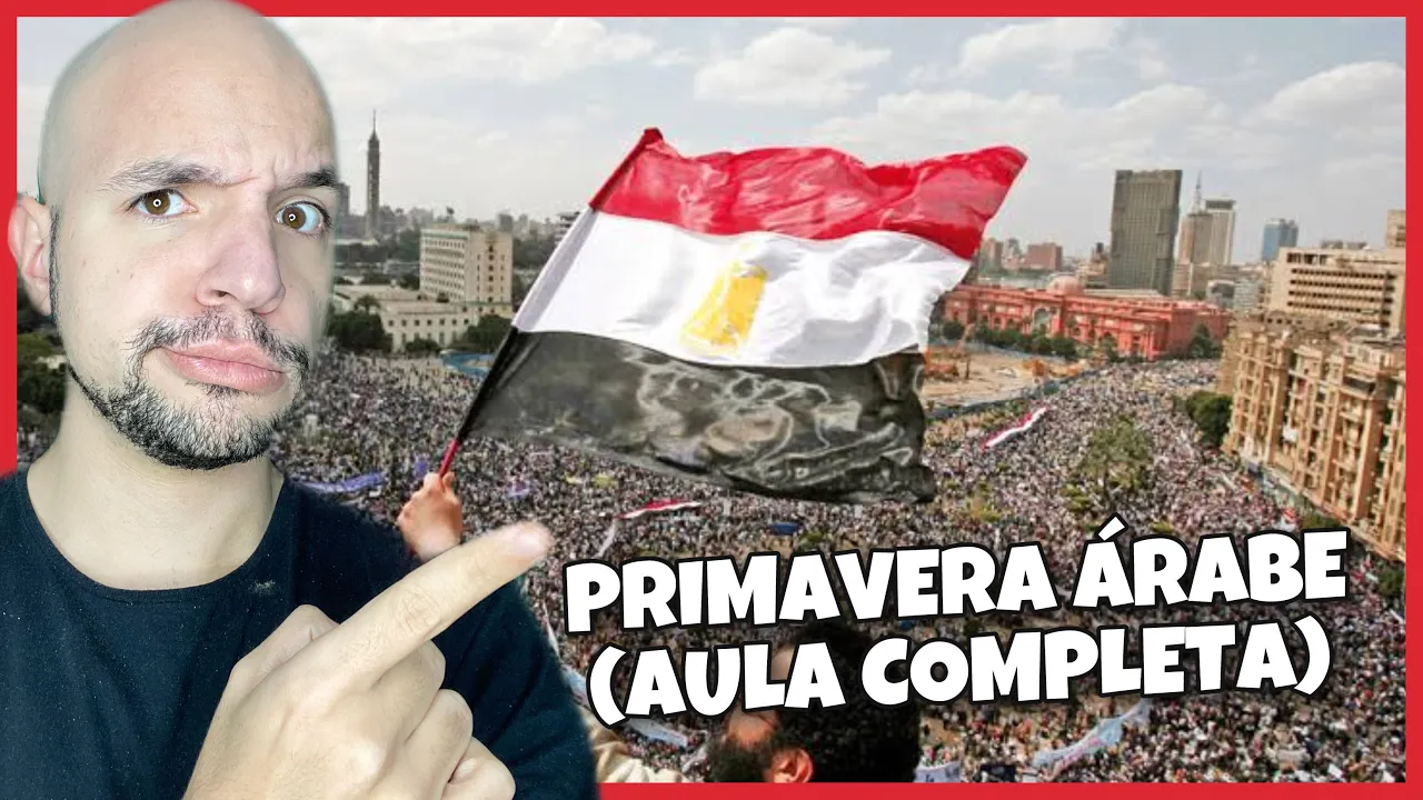 Primavera Árabe (Egito, Líbia, Iêmen, Tunísia) e a guerra civil na Síria | Aula | Ricardo Marcílio