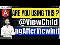 59 Component lifecycle ngAfterViewInit ViewChild Angular In Depth
