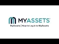 MyAccount How to Log in to MyAssets