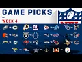 Week 4 NFL Game Picks