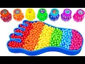 Download Lagu Satisfying ASMR DIY How To Make Glitter Slime Foot Bathtub From Mixing Rainbow Candy Cutting Video