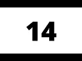 14 Second Countdown Timer White Screen With Sound Effect