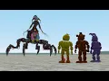 FNAF Animatronics Vs The PROTOTYPE Garry s Mod
