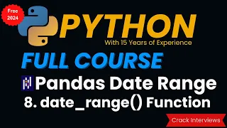 Pandas Date Range in Python date - range in Pandas pd date