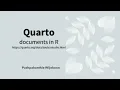 What is Quarto