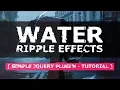 Simple jQuery Plugin to Create Water Ripple Effects - Water Ripple Effect on Background