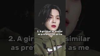 Suga Ideal Type Girl Bts Army Shorts Viral 