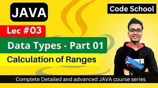 Data Types and Range Calculation in Programming Java full course in hindi Java Tutorial