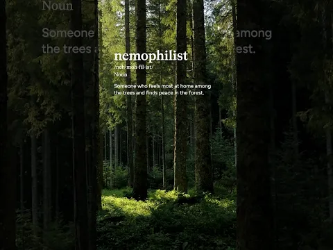 Updating my job title to Nemophilist 🌲