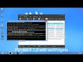 Python3 7 2 in windows-8 with wxPython