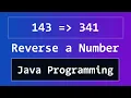 Java Program to Reverse a Number
