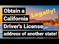 How to Change your California Driver s License to show an out of state address 2021