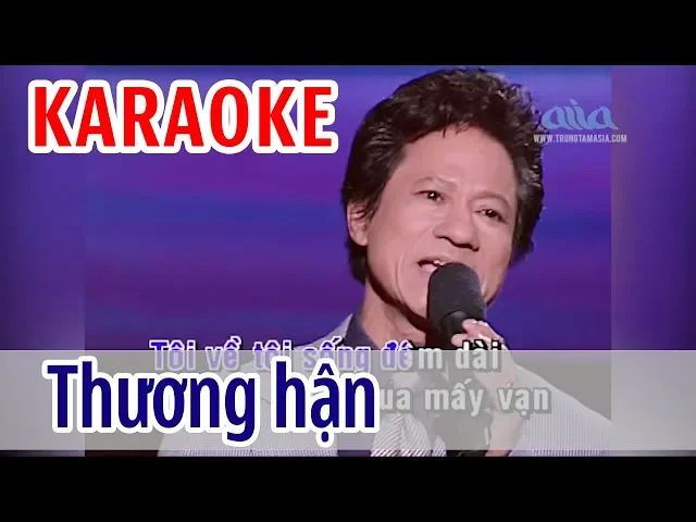 Thương Hận Karaoke Tone Nam - Chế Linh | Asia Karaoke Beat Chuẩn