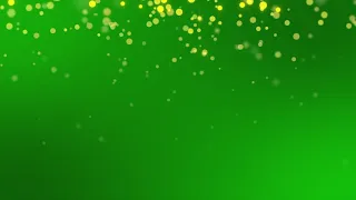 Golden Sparkles Falling Green Screen Effect HD Video