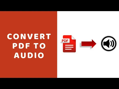 Download MP3 Convert PDF to Audio File