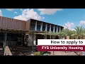 ASU Housing Application Guide for First-Year Students