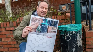 Dad creates rubbish calendar of the year - featuring 12 of his towns best bins SWNS
