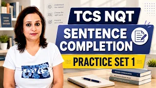 TCS NQT Verbal Ability | Sentence Completion - Practice Set 1 | Latest Pattern