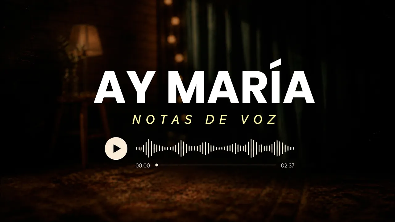 Ay maría - Notas de voz