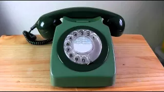 Old 1960s UK Phone Ringing 