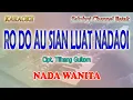 RO DO AU SIAN LUAT NADAO I ll KARAOKE BATAK ll CIPT  TILHANG GULTOM ll NADA WANITA D=DO