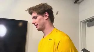 Iowa Basketball Trevin Jirak talks college basketball transition playing in Des Moines