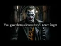 Download Lagu They thought u were weak so u gave them a lesson they'll never forget - Joker Speech