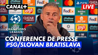 Conférence de presse avant PSG/ Slovan Bratislava