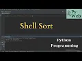 Shell sort in Python