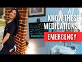 Most Common Meds EVERY ER NURSE SHOULD KNOW Emergency Medicine