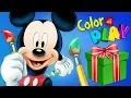 Mickey Mouse Minnie Mouse Christmas 3D Coloring Pages - Disney Junior Color App For Kids